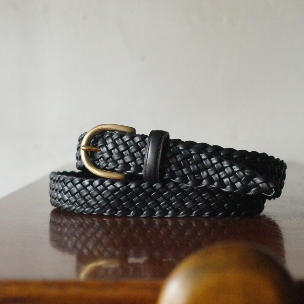 Braided Leather Belt (メッシュベルト)